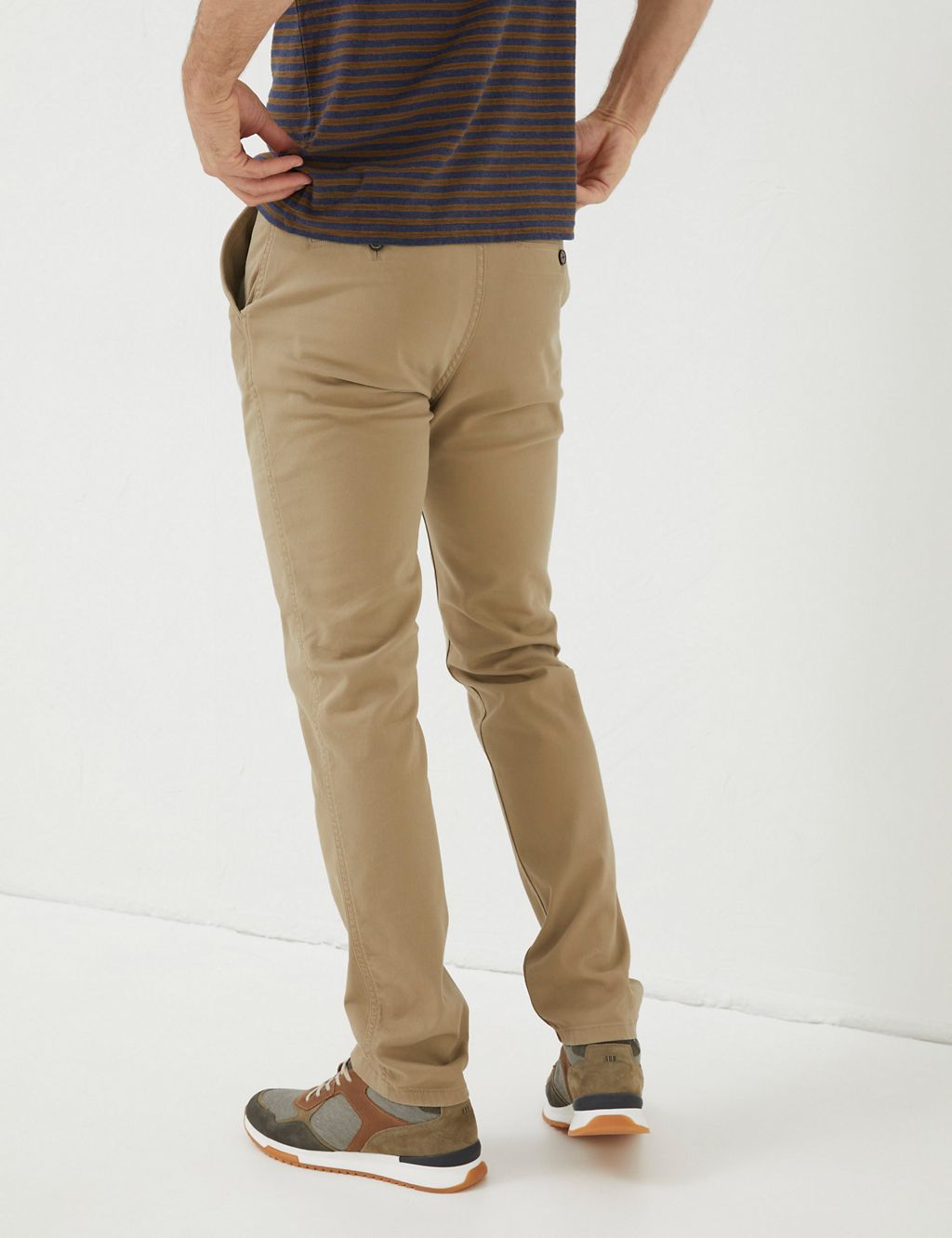 Slim Fit Textured Chinos 4 of 6