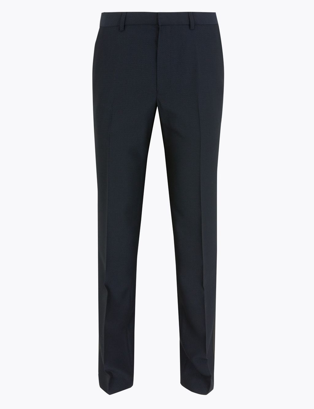 Slim Fit Textured Jacquard Trousers 1 of 4