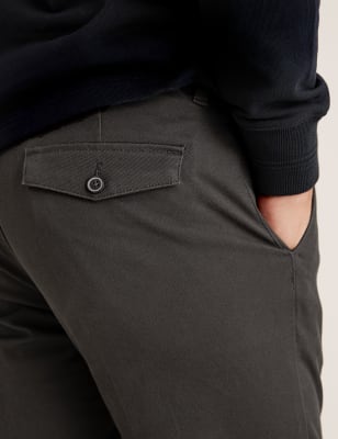 slim fit textured stretch chinos