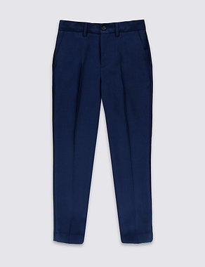Slim Fit Trousers (3-14 Years) Image 2 of 5