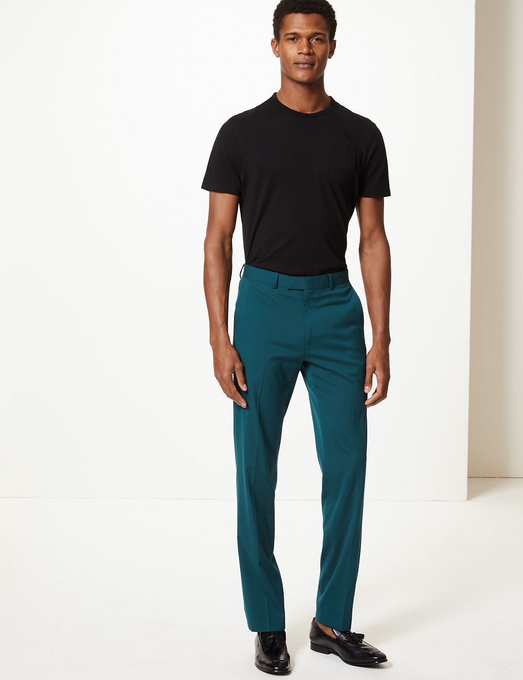 Slim Fit Trousers with Stretch 3 of 5