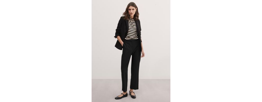 Slim Fit Trousers with Stretch | JAEGER | M&S