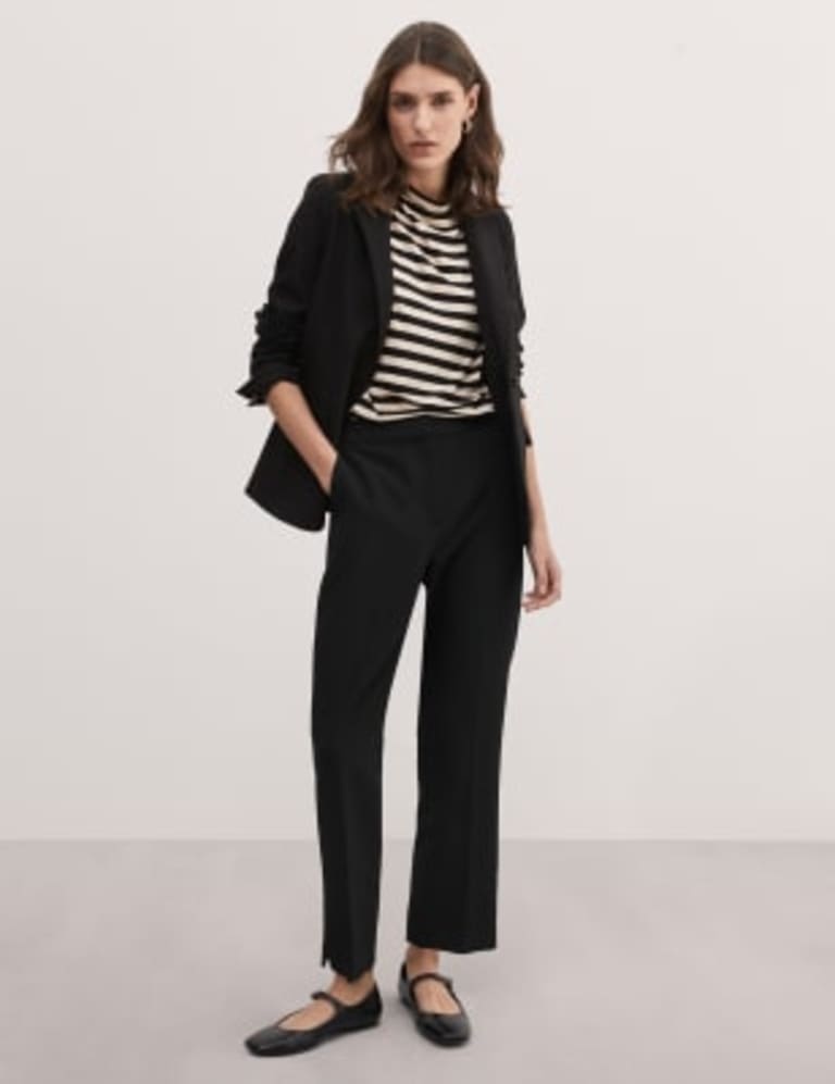 Slim Fit Trousers with Stretch | JAEGER | M&S