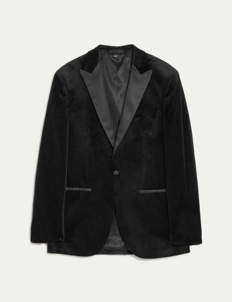 Slim Fit Velvet Tuxedo Jacket 2 of 6