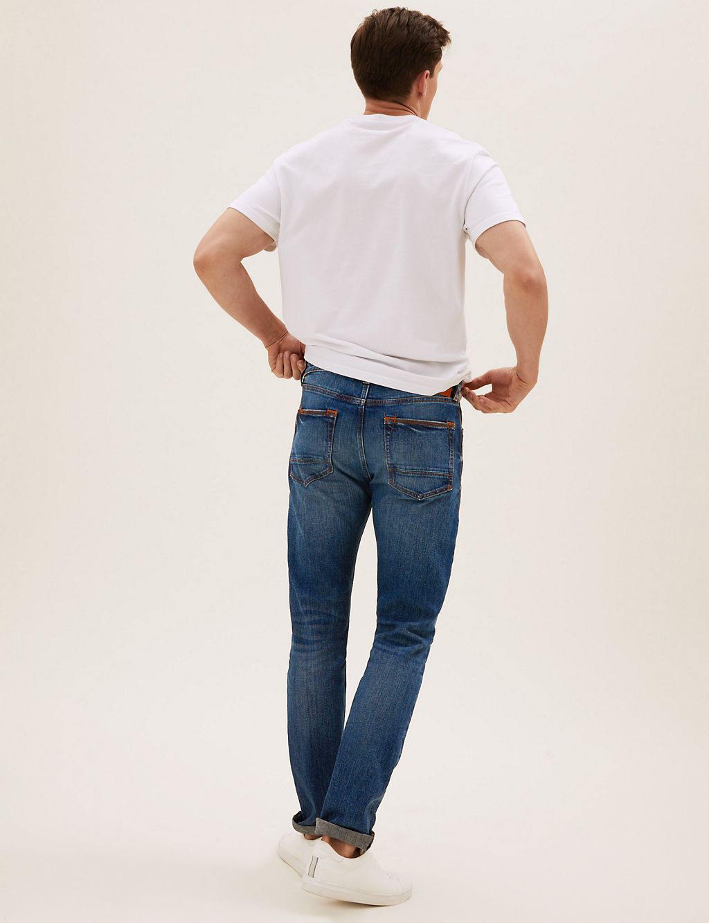 Slim Fit Vintage Wash Stretch Jeans | M&S Collection | M&S