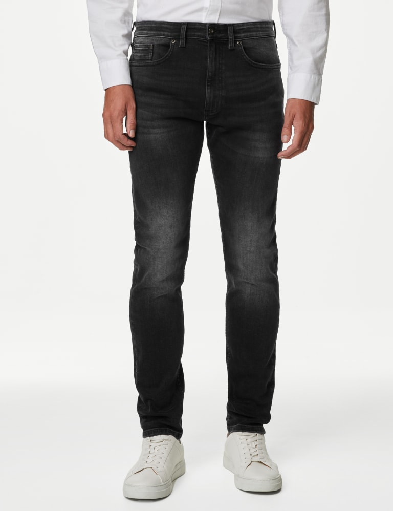 Slim Fit Vintage Wash Stretch Jeans | M&S Collection | M&S