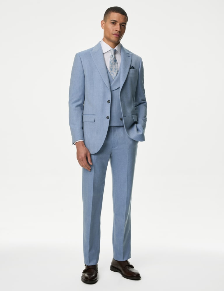 Slim fit suit jacket deals