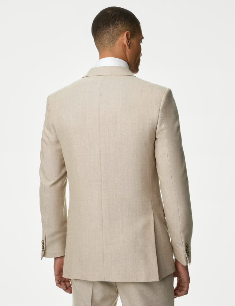 Slim Fit Wool Blend Suit Jacket