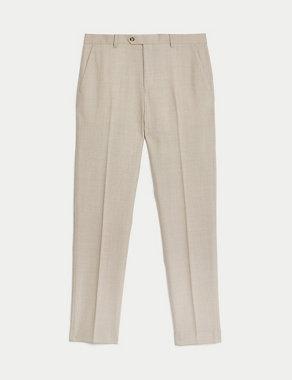Slim Fit Wool Blend Suit Trousers Image 2 of 8