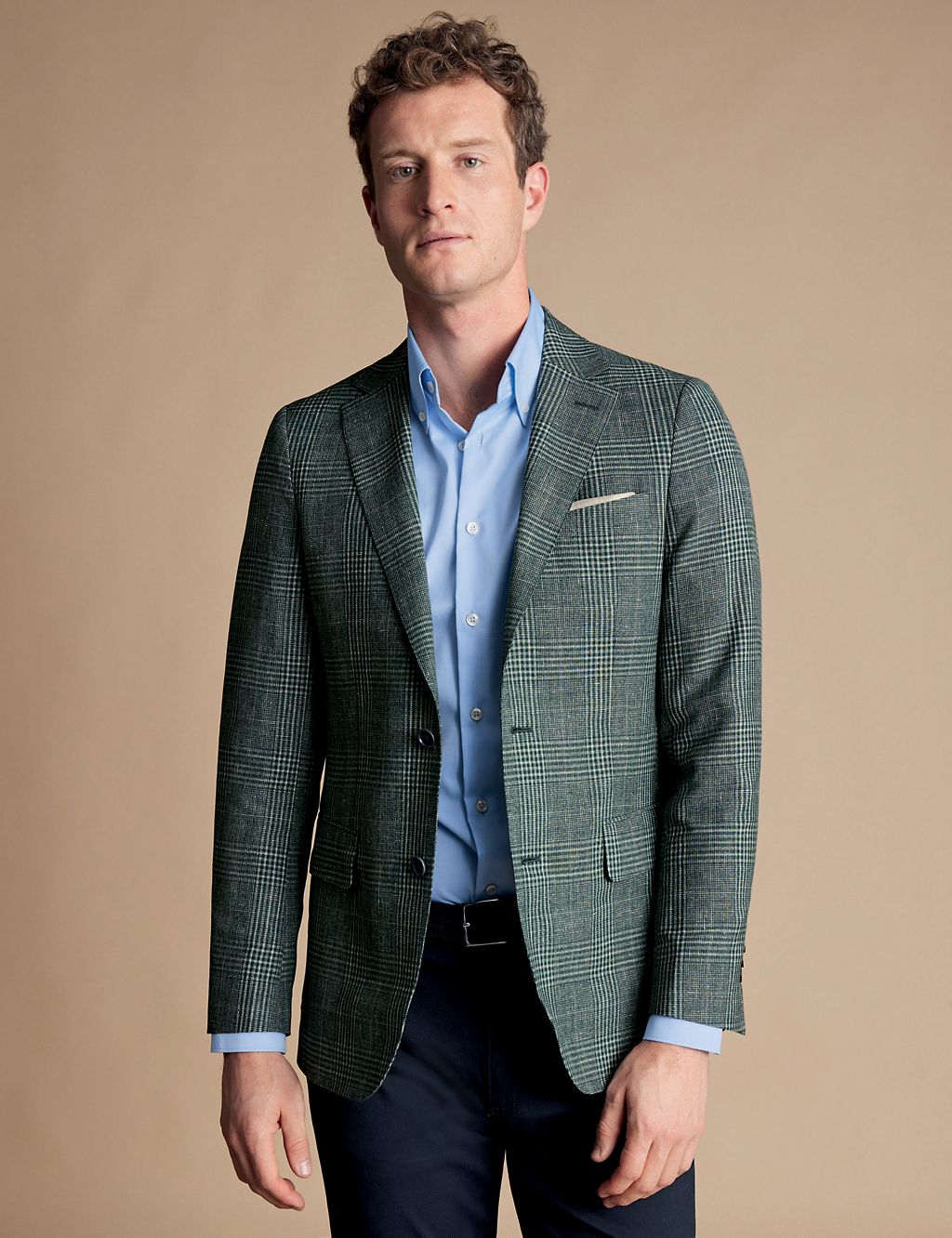 Slim Fit Wool Rich Check Jacket 3 of 6
