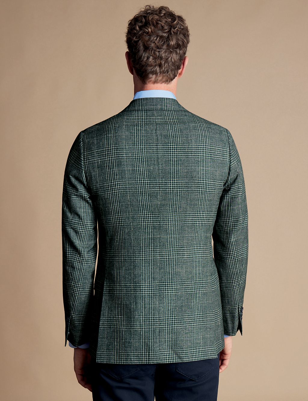 Slim Fit Wool Rich Check Jacket 2 of 6