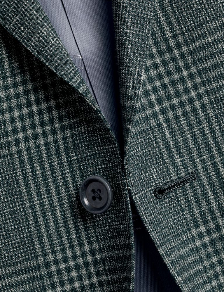 Slim Fit Wool Rich Check Jacket 6 of 6