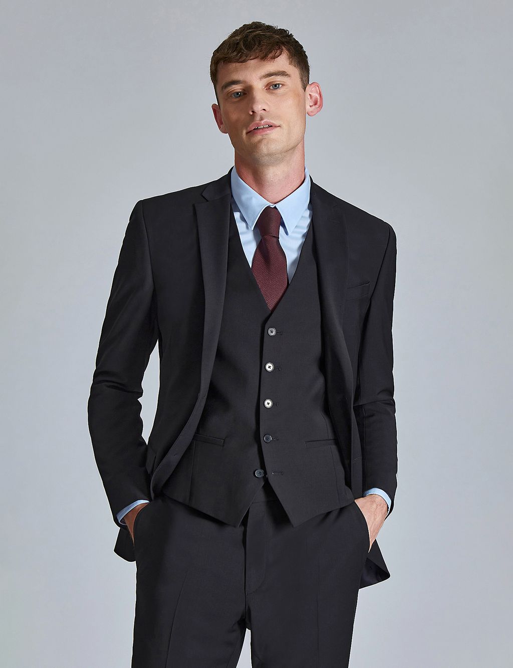 Slim Fit Wool Rich Suit Jacket 3 of 7