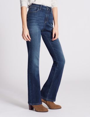 m&s flared jeans