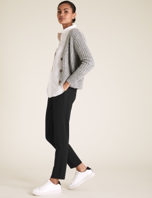 Slim Leg Ankle Grazer Trousers Image 3 of 5