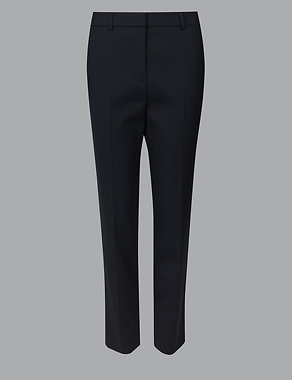 Slim Leg Ankle Grazer Trousers with Wool Image 2 of 6