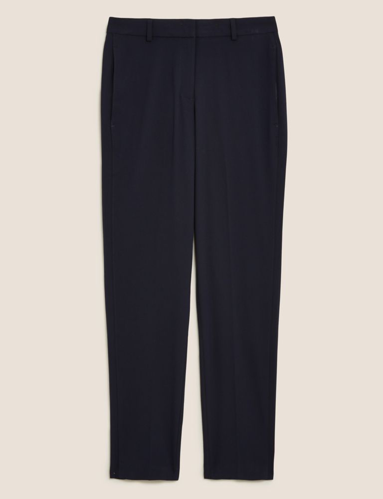 Slim Leg Ankle Grazer Trousers | M&S Collection | M&S