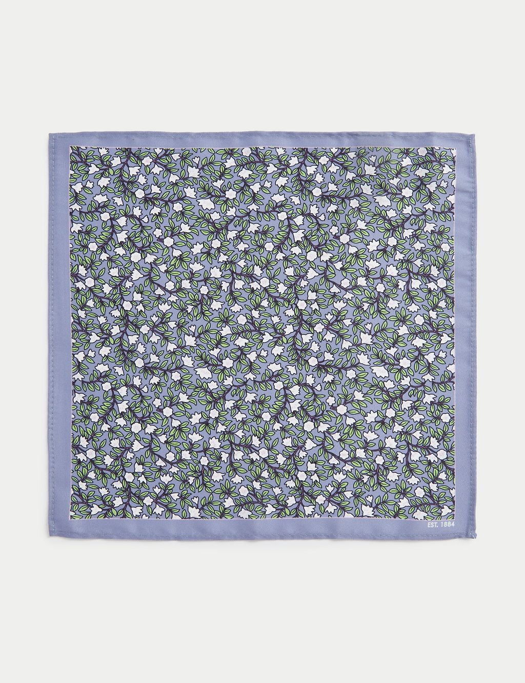 Slim Printed Floral Tie & Pocket Square Set 2 of 3