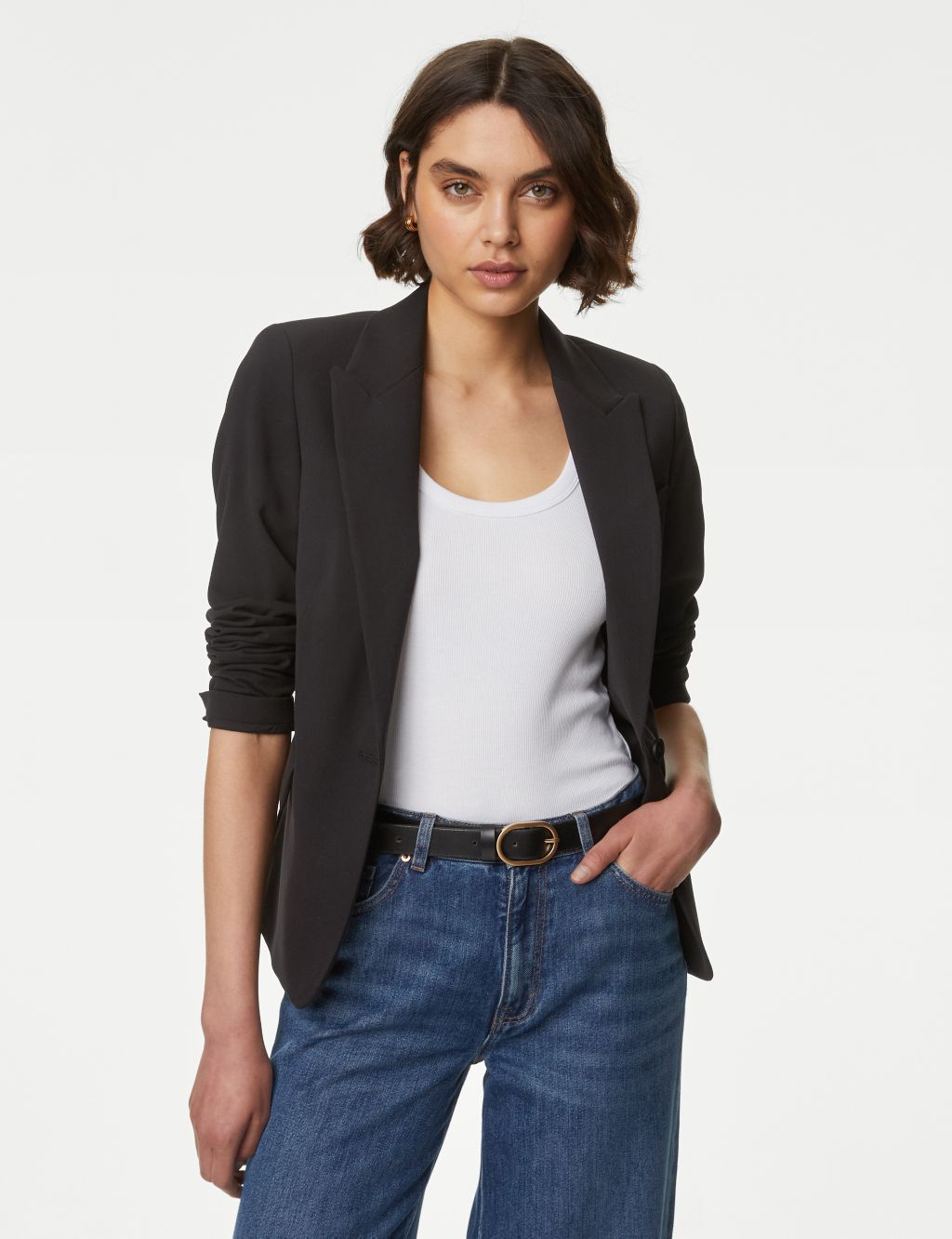 Slim Single Breasted Blazer | M&S Collection | M&S