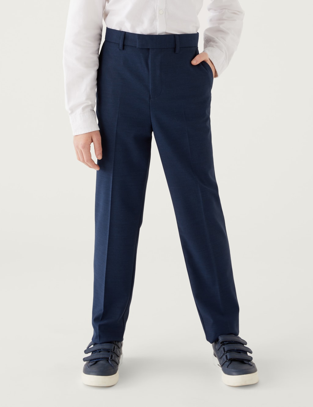 Boys navy dress cheap pants