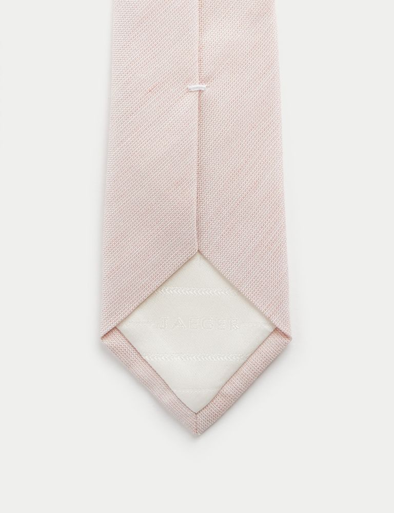 Slim Woven Silk Blend Tie 2 of 3