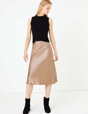 marks and spencer midi skirt