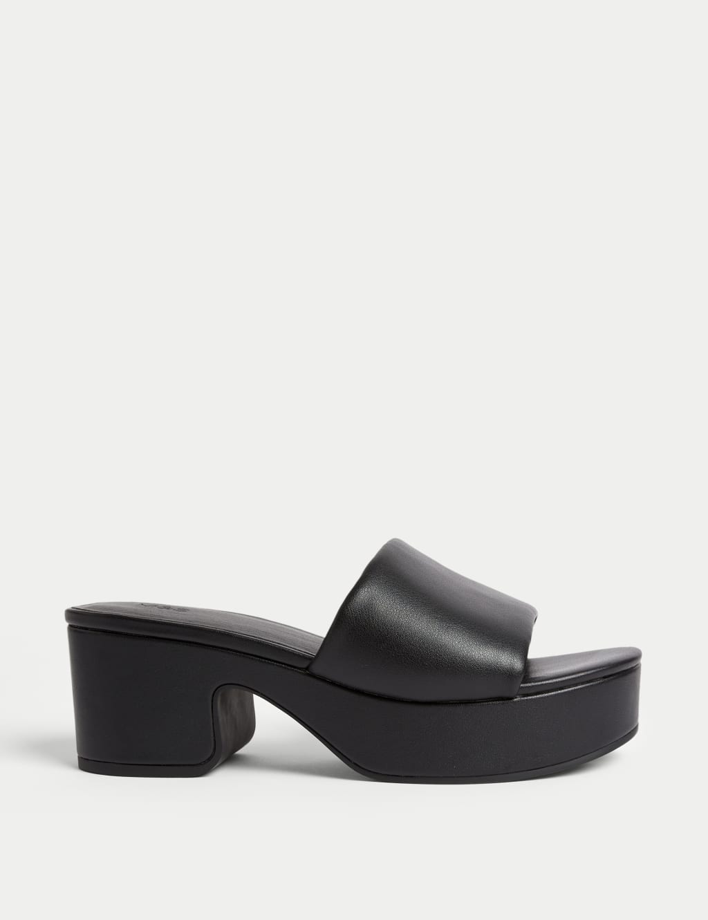 Slip On Platform Open Toe Mules M S Collection M S