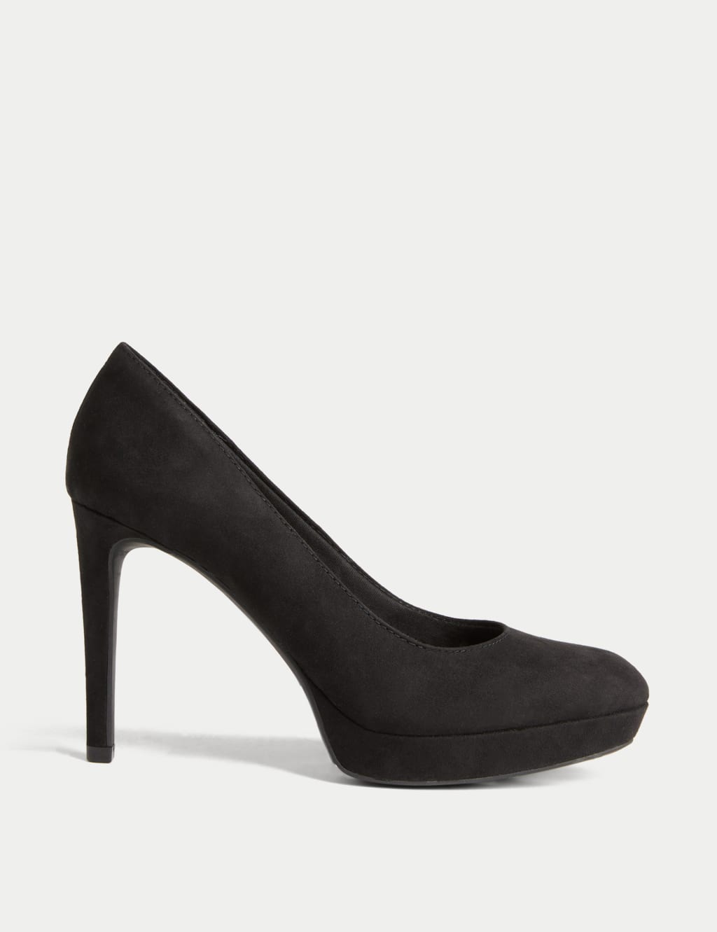 Slip On Platform Stiletto Heel Court Shoes 3 of 3