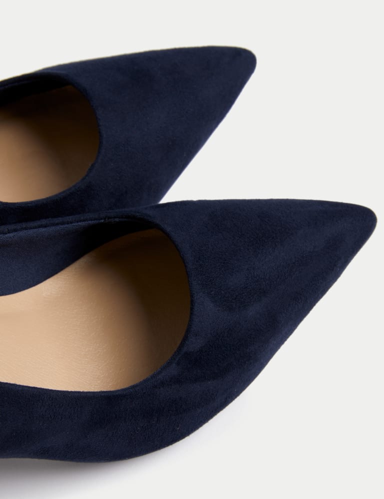 Marks and spencer navy court shoes store