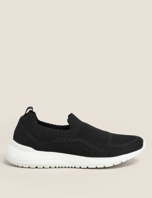 m&s slip on trainers
