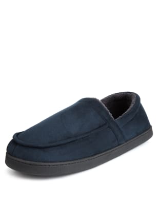 marks and spencer mens slippers wide fit