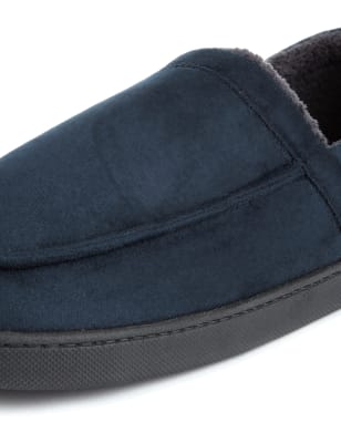 marks and spencer mens slippers wide fit