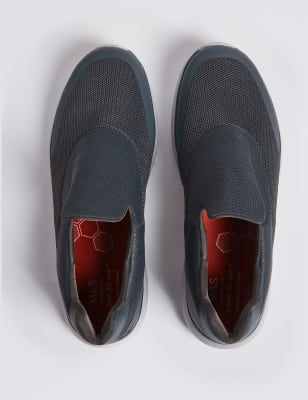 m&s slip on trainers