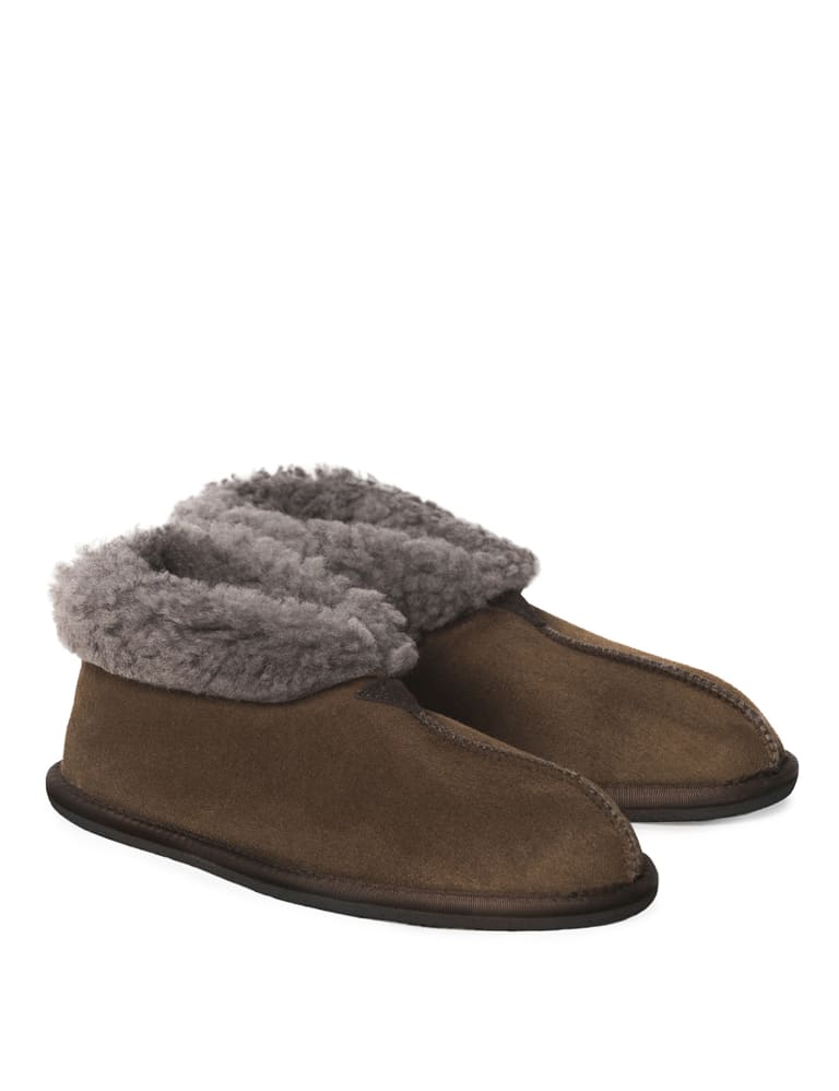 Mens slipper boots cheap marks and spencer