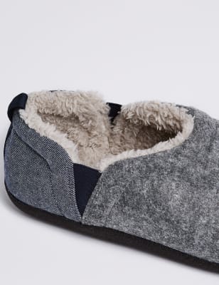 wide fit slippers marks and spencer