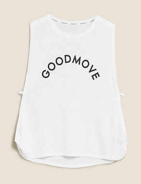 Slogan Twist Side Relaxed Vest Top Image 2 of 6