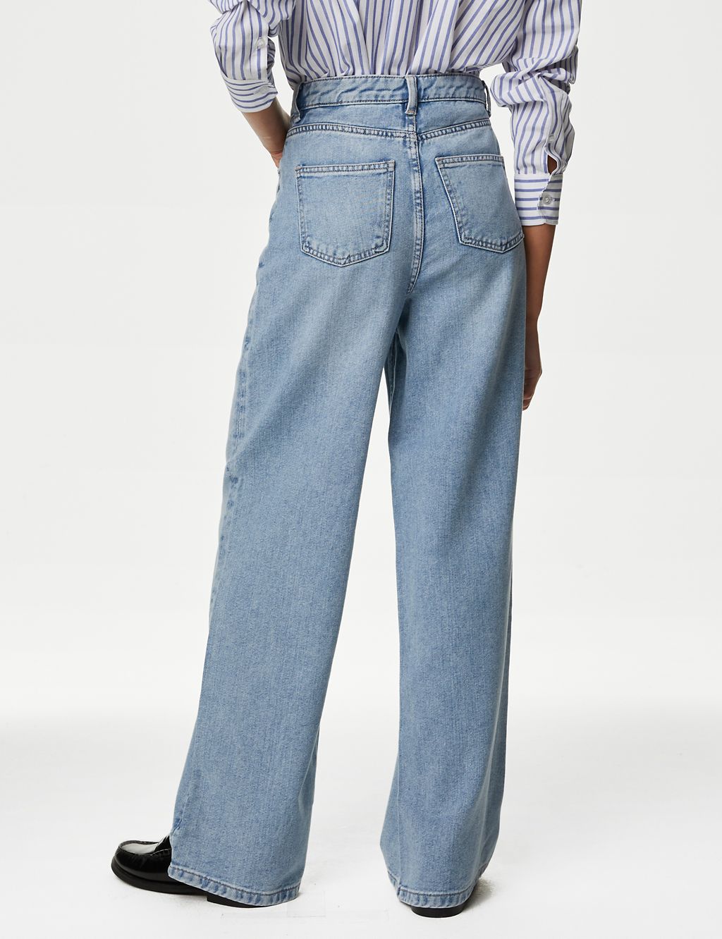 Slouchy Mid Rise Wide Leg Jeans 6 of 6