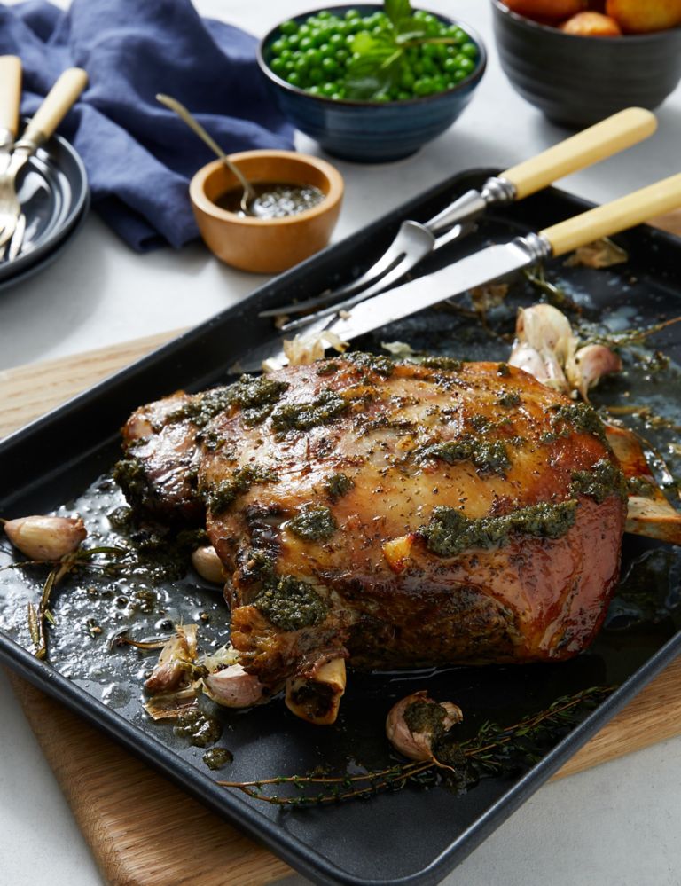 Slow Cooked Lamb Shoulder with Mint Drizzle (Serves 6) - (Last Collection Date 30th September 2020) 1 of 3