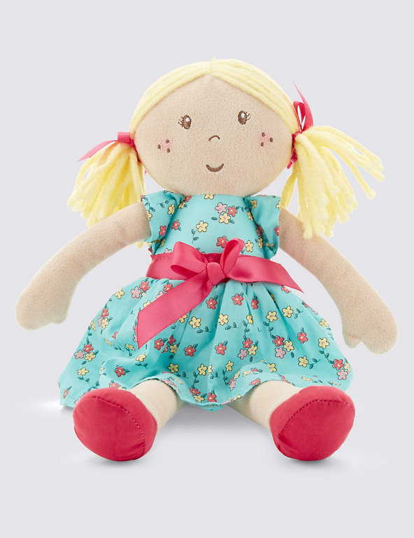 Small Blonde Haired Doll (34cm) Image 1 of 2