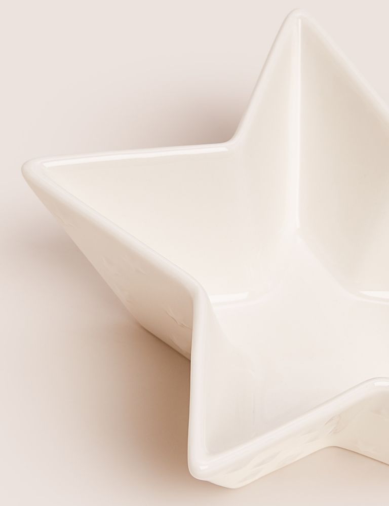 Small Ceramic Star Serving Bowl 3 of 3