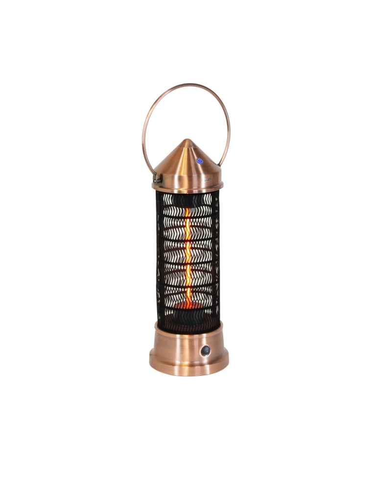 Small Electric Copper Heater Lantern Kettler M&S