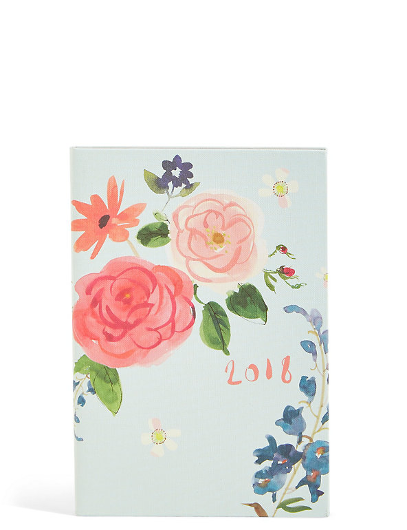 Small Floral 2018 Diary Image 1 of 2