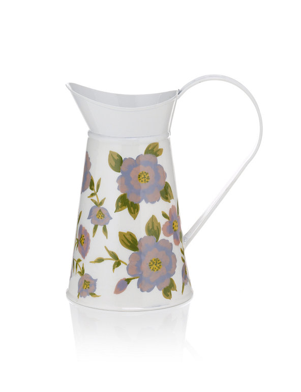 Small Floral Design Jug Vase Image 1 of 1