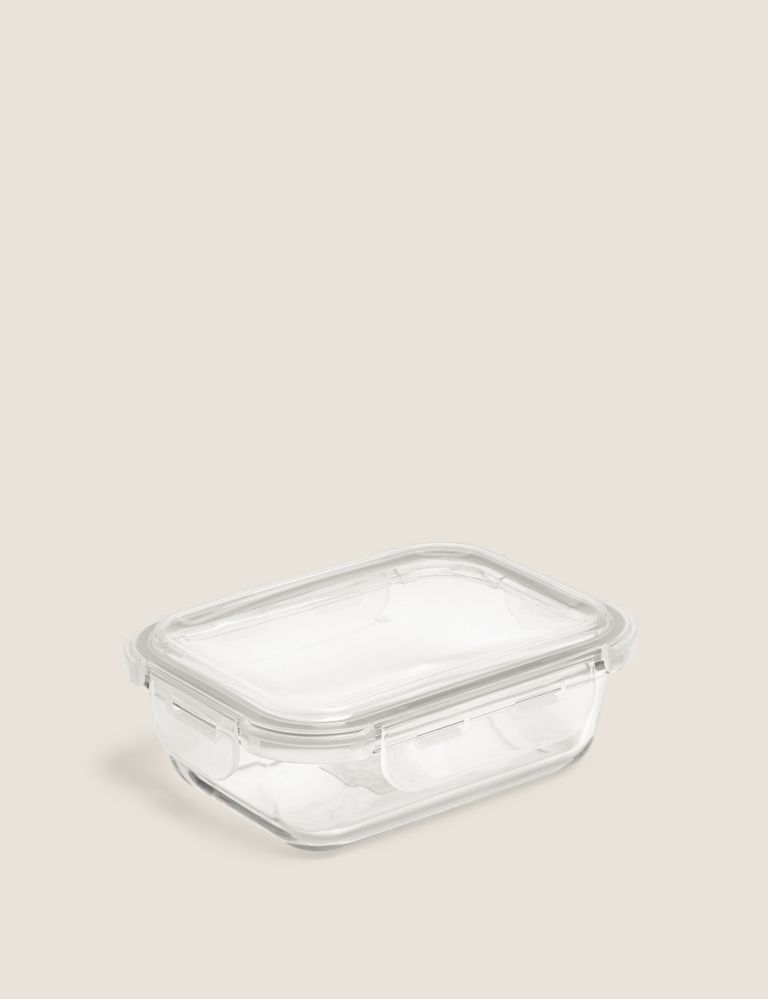 Small Glass Fridge Storage Container 1 of 3