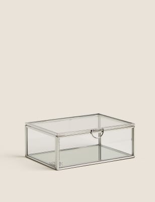 Small Glass Jewellery Box M S