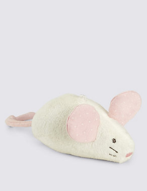 Small Mouse Rattle Soft Toy Image 2 of 3