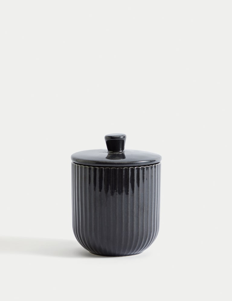 Small Ribbed Storage Jar 1 of 5