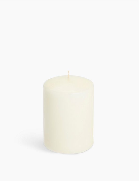 Small Wide Pillar Candle Image 1 of 2