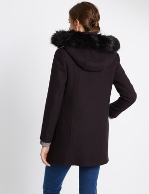 Marks and spencer hot sale smart duffle coat