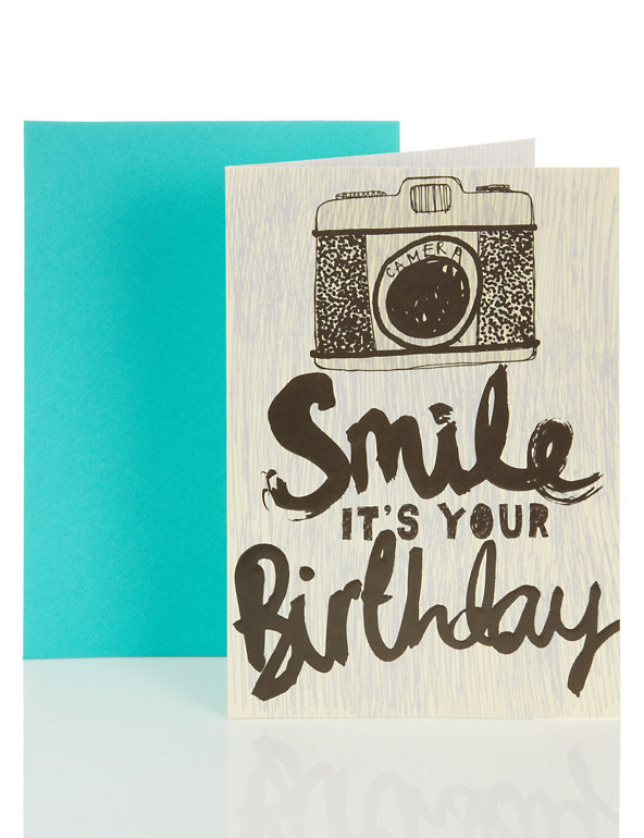 Smile Birthday Card Image 1 of 2